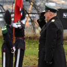 2. november: Hans Majestet legger ned krans ved minnesmerket over de falne på Akershus festning og tar del i minnegudstjenesten. Foto: Sven Gj. Gjeruldsen, Det kongelige hoff